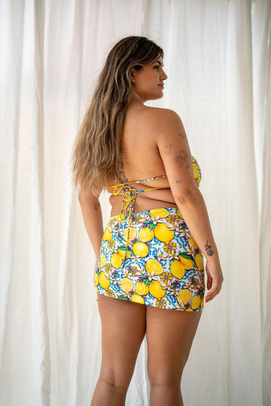 SWEET CITRUS SARONG - LEMON - Salt Sand Swim