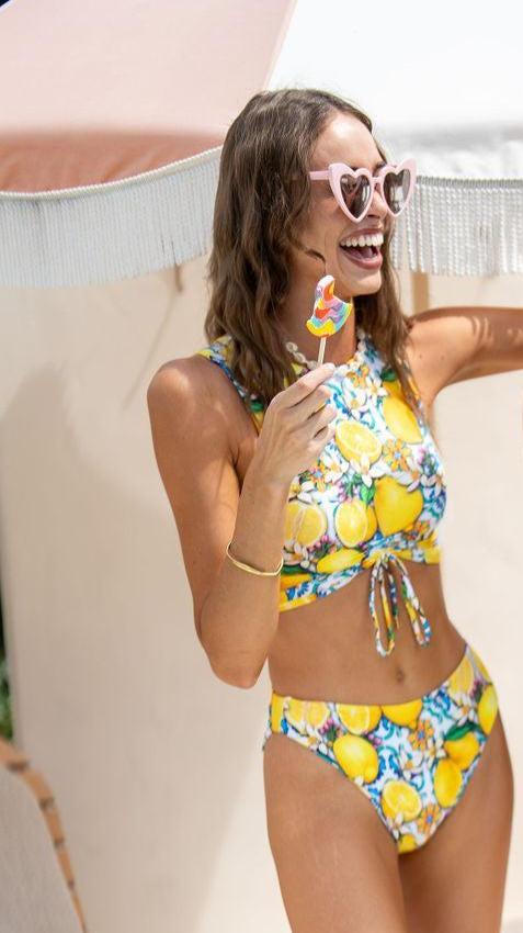 HIGH WAIST BIKINI BOTTOM - Salt Sand Swim