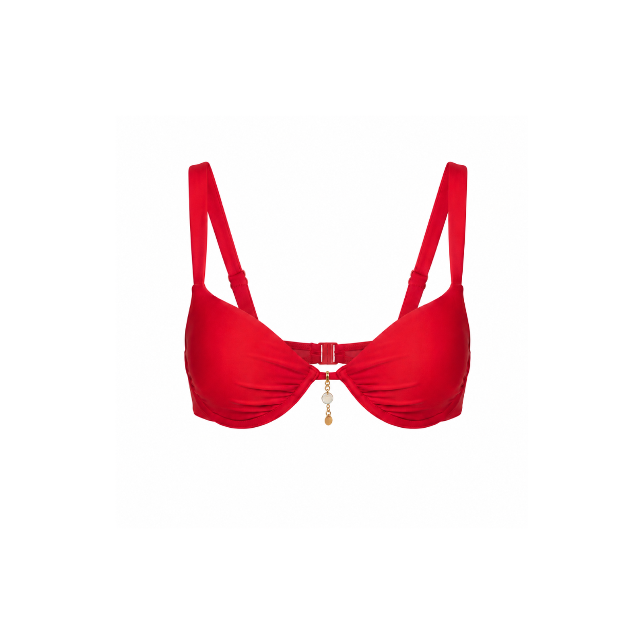 UNDERWIRE BRA BIKINI TOP - STRAWBERRY RED