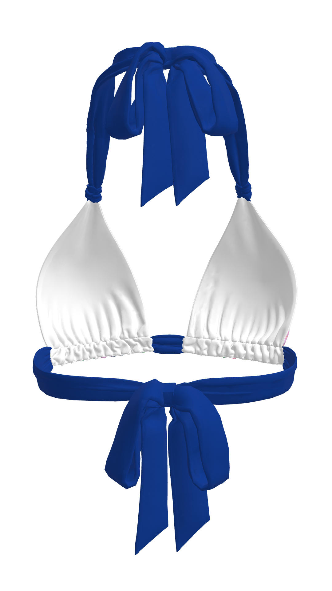 Waves & Wanderlust Triangle Bikini Top – Exclusive Postcard Print